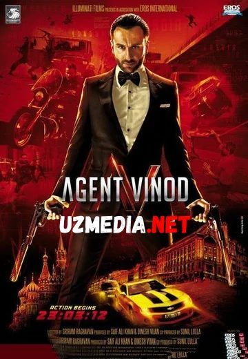 Josus Vinod / Agent Vinod / Vinot Hind kino Uzbek tilida O'zbekcha tarjima 2012 HD skachat