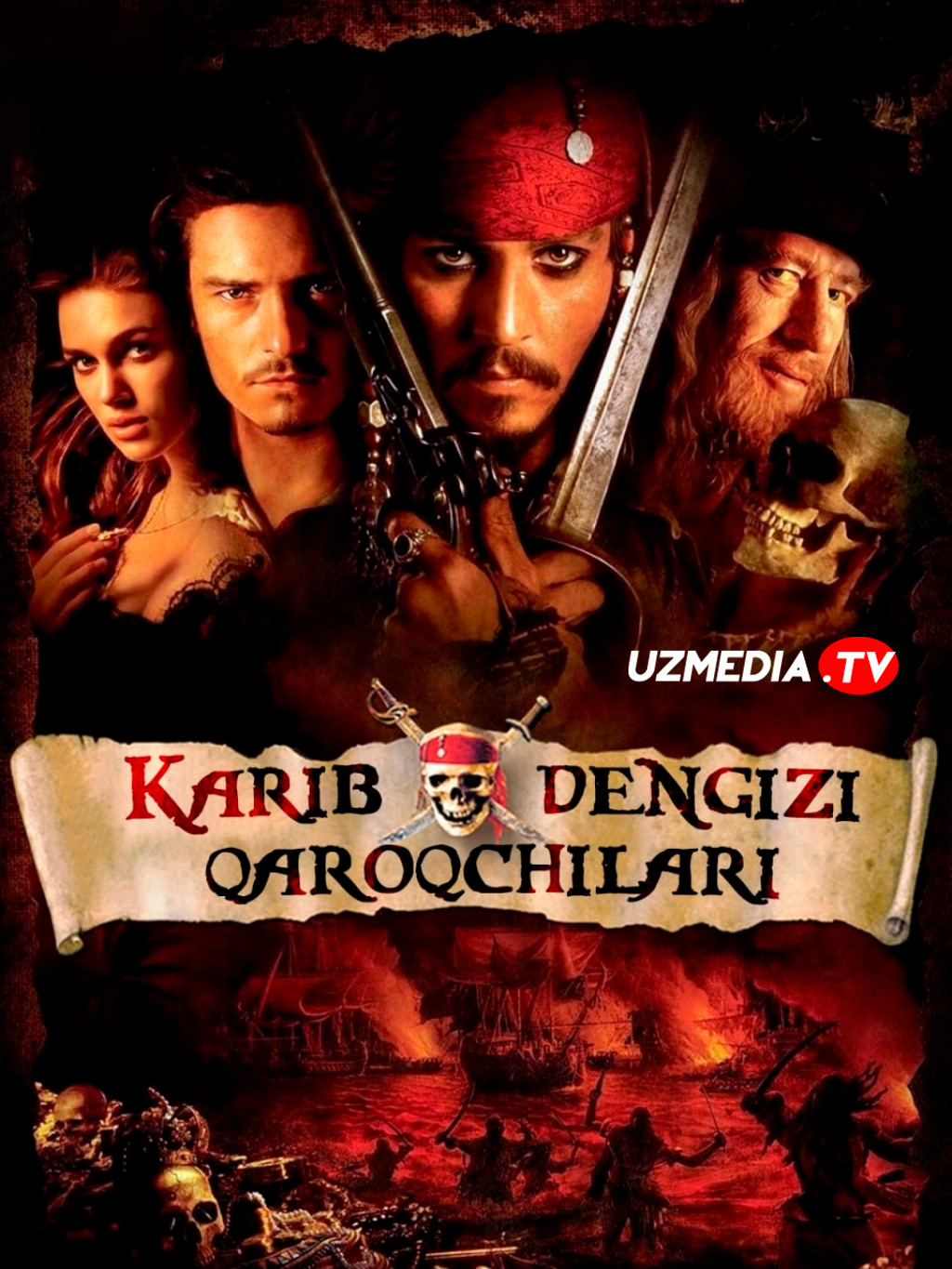 Karib Dengizi Qaroqchilari 1: Qora Marvarid La'nati Uzbek tilida O'zbekcha tarjima kino 2003 HD tas-ix skachat Karib Dengizi Qaroqchilari 1: Qora Marvarid La'nati Uzbek tilida O'zbekcha tarjima kino 2003 HD tas-ix skachat