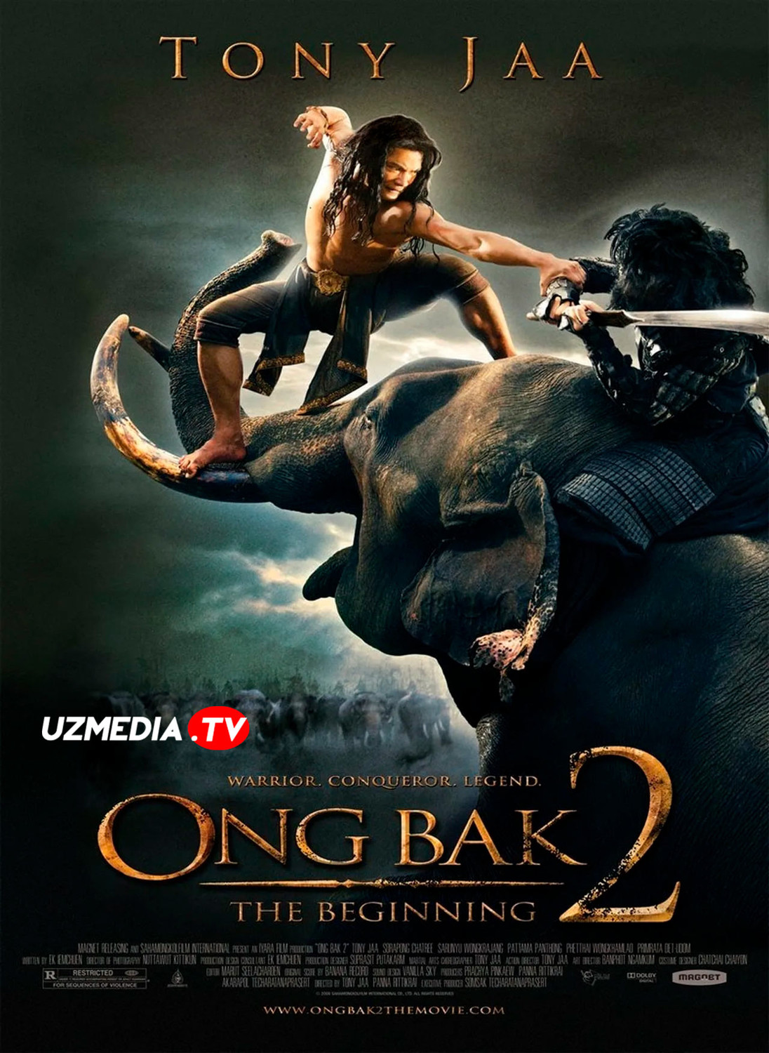 Ong-Bak 2 Tailand filmi Uzbek tilida O'zbekcha tarjima kino 2008 Full HD tas-ix skachat