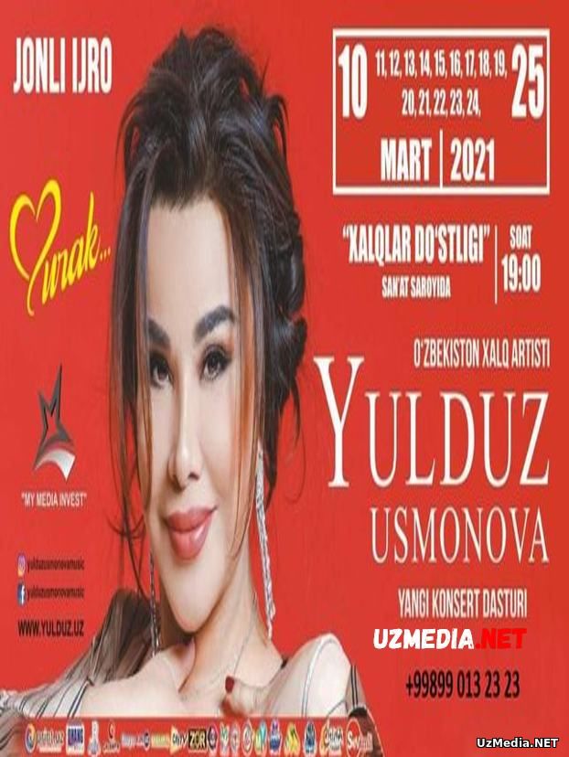 Yulduz Usmonova konsert dasturi 2021 / Юлдуз Усмонова концерти 2021 Full HD tas-ix skachat Yulduz Usmonova konsert dasturi 2021 / Юлдуз Усмонова концерти 2021 Full HD tas-ix skachat